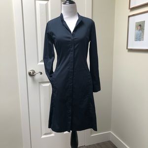 Theory Button Down Shirt Dress